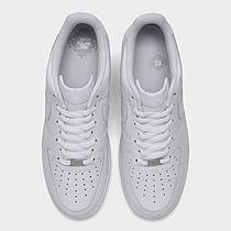 MEN'S NIKE AIR FORCE 1 LOW CASUAL SHOES - $90 (White/White - 315122 111)